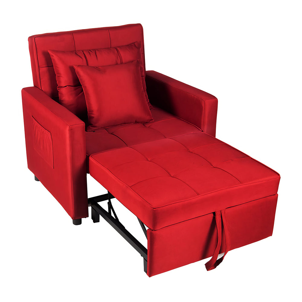 3-in-1 Convertible Sofa Bed Chair, Recliner Sleeper for Small Spaces