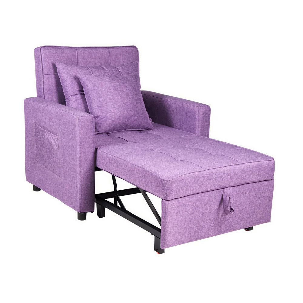 3-in-1 Convertible Sofa Bed Chair, Recliner Sleeper for Small Spaces