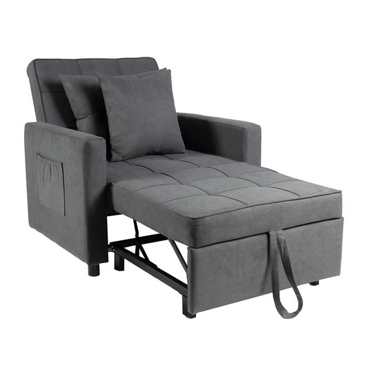 3-in-1 Convertible Sofa Bed Chair, Recliner Sleeper for Small Spaces