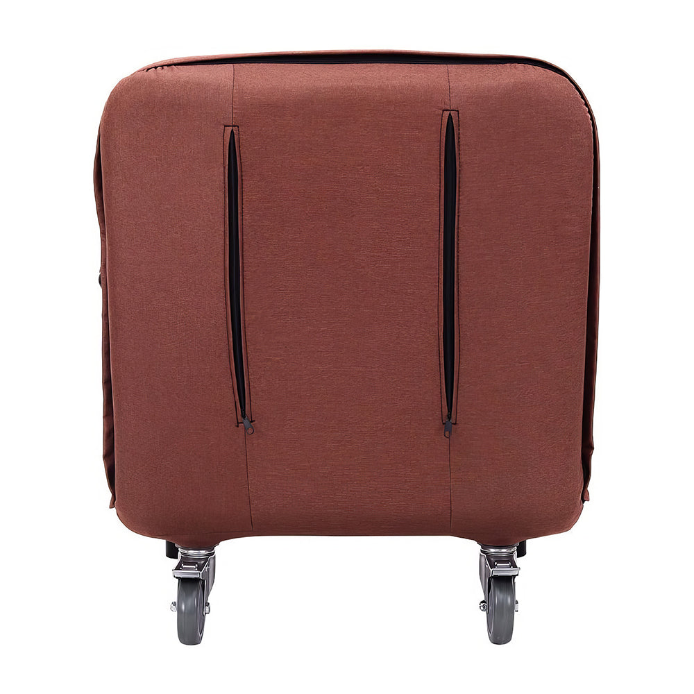 26.5" Folding Sofa Bed Chair, 5-Position Adjustable Recliner